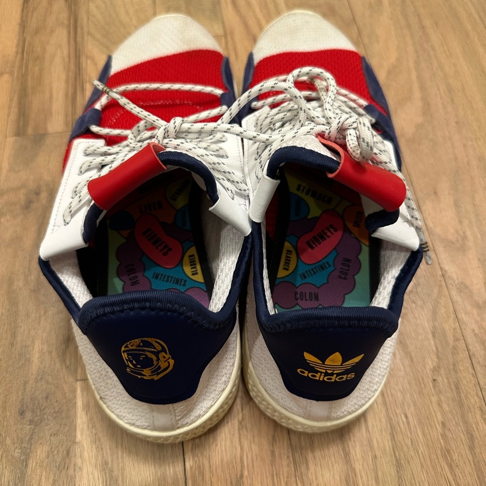 adidas Tennis Hu V2 Pharrell x Billionaire Boys Club Scarlet BB9549 Size 11 - Picture 8 of 9